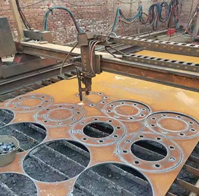 Lembaran Baja Karbon Berlubang SS400 Untuk Pelat Penyaringan