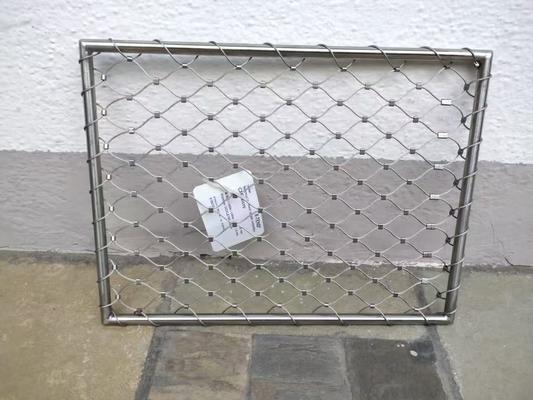 Jenis Ferrule Kustom Inox 316 Jaring Tali Kawat Baja Tahan Karat Fleksibel Webnet X Tend Mesh