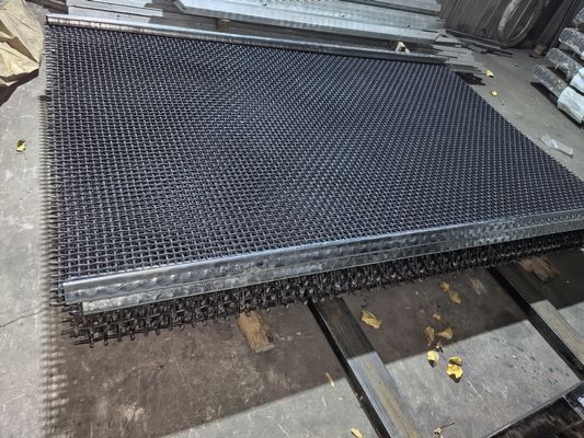 Baja Karbon Tinggi Jaring Kawat Anyaman Berkerut Bergetar