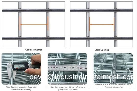 Panel Jaring Kawat Baja Las Potong Laser yang Dapat Disesuaikan untuk Aplikasi Khusus