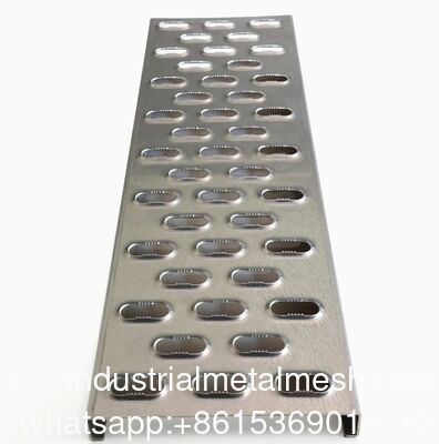 Galvanized Sheet Oval Grip Strut Work Platform Walkway Safety Grating