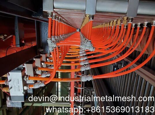 Mesin Mesh Pneumatik Otomatis Mesin Wire Mesh Baja