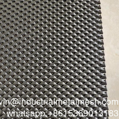 Pelat Logam Aluminium Diperluas Jaring Privasi Satu Arah DVA Mesh Screen