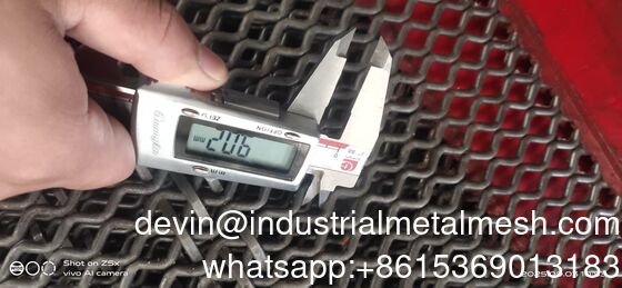 Heavy Duty Crimp Wire Screens Mesh Untuk Vibrating Screen