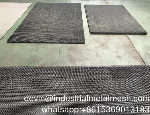 65mn Vibrating Screen Mesh Panel 30m X 2m Untuk Screening Agregat