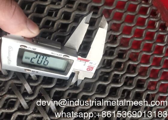 Heavy Duty Crimp Wire Screens Mesh Untuk Vibrating Screen