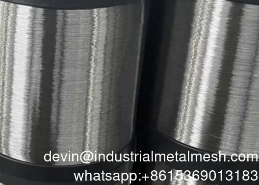 AISI 410 430 Stainless Steel Wire 0,7mm 0,13mm untuk Membuat Scourer