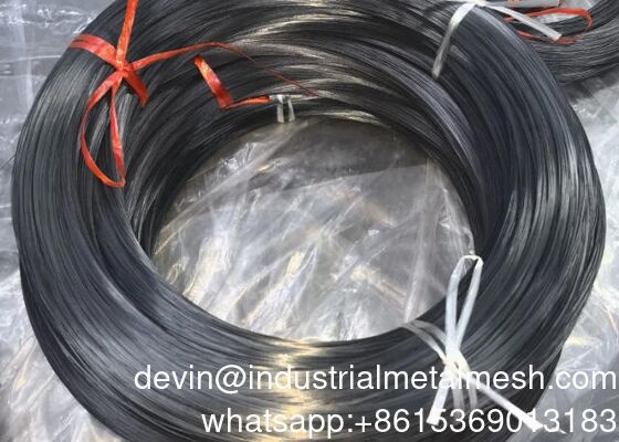 1770-2200 MPa Kekuatan Tarikan Tinggi Kawat Baja Karbon Kawat Baja Hitam Kawat Baja 0.30-1.0mm