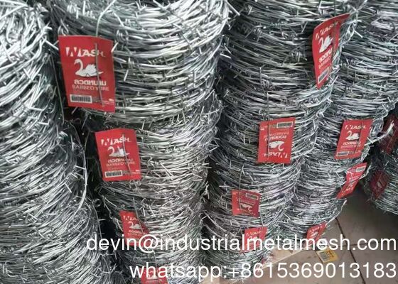 10m / Roll 16.5 Ga Double Razor Barbed Wire Keamanan