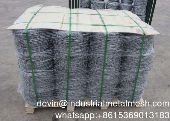 10m / Roll 16.5 Ga Double Razor Barbed Wire Keamanan