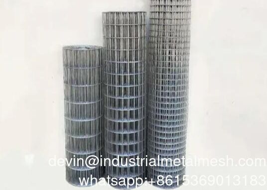 Kawat Jaring Besi Anyaman Persegi Galvanis Kawat Baja Kain Jaring Unggas Kawat Las Jaring