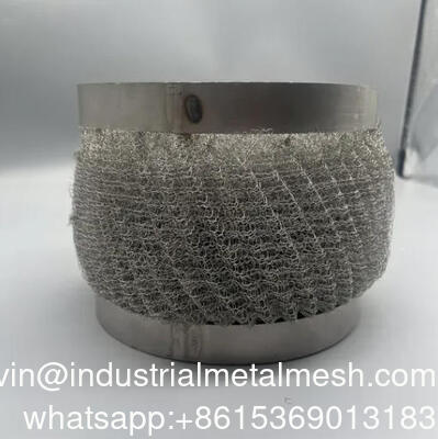 50 80 100 150 mm ketebalan stainless steel Wire Mesh Demister Filter Pad