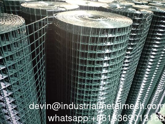Gulung Wire Mesh Galvanized/PVC Coated Welded untuk Menumbuhkan Hewan