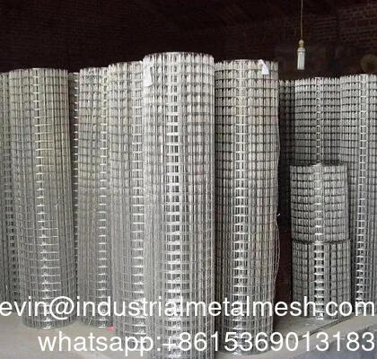 Pagar Taman Luar Ruangan Stainless Steel Elektro Galvanis Hot Dipped Galvanis Gulungan Kawat Las