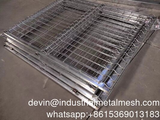 8FT X 4FT Galvanized PVC Coated Welded Wire Mesh Fence Panel untuk Pagar Pertanian