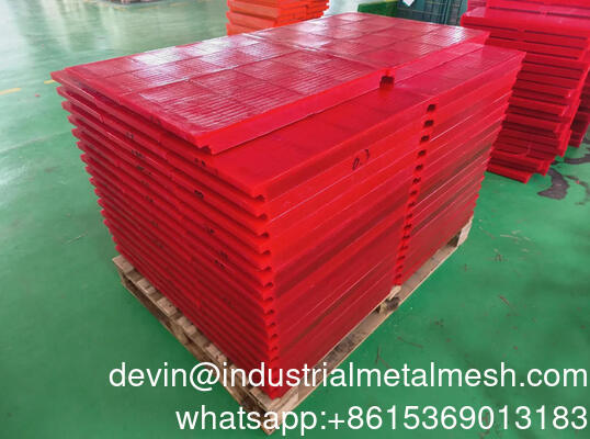 Disesuaikan 305X610mm Dewatering PU Screen Mesh untuk Dijual