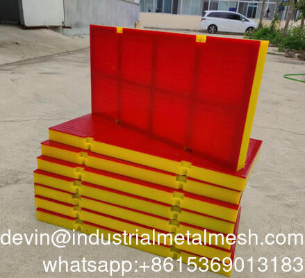Disesuaikan 305X610mm Dewatering PU Screen Mesh untuk Dijual