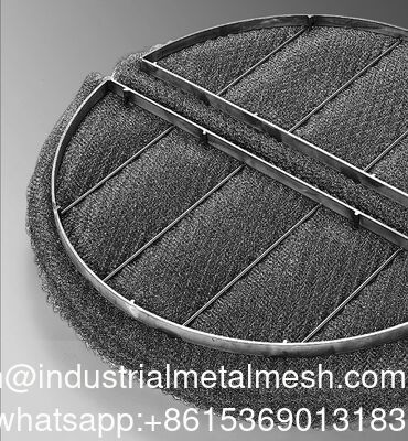 304 316L Metal Wire Mesh Mist Eliminator Gas Liquid Separator Demister Pad