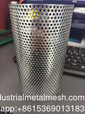 Kecantikan Bentuk Lubang Bulat Mesh Logam Berlubang Diameter 5-10mm