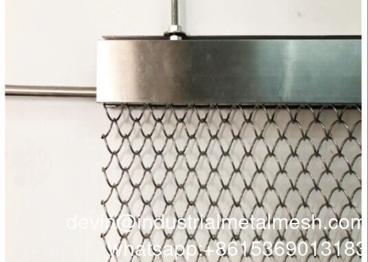 Kawat Gulungan Tirai Kawat Jala Tirai Logam Kawat Dekoratif