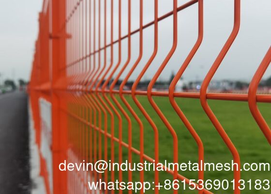 Modern 3d Curved Wire Mesh Pagar Hot Dip Galvanized Pvc Lapisan