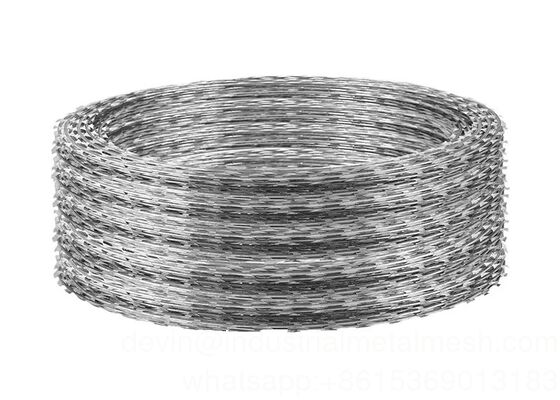 SGS Hot Dip Galvanized Razor Wire Kawat Berduri Concertina 2.0m-10.0m Panjang