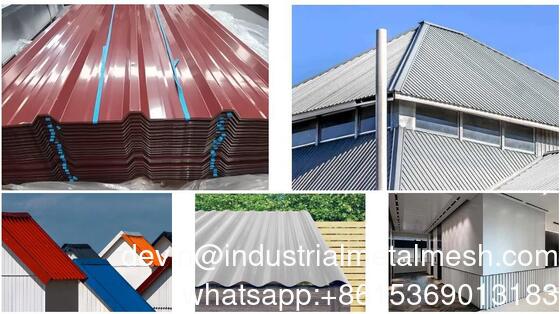 PPGI Metal Iron Zinc Roofing Tiles Galvalume Steel Roof Profile