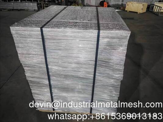 Kisi Baja Saluran Galvanis Standar CE yang Dapat Disesuaikan dengan Area Terbuka 60%-85%