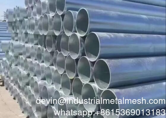 ASTM A53 Z40 Z90 Z120 Hot Dip Galvanized Pipe Gi Pipe Pre Galvanized Steel Pipe untuk Konstruksi