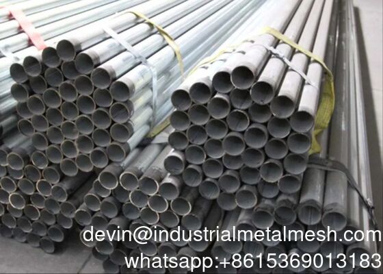Round Galvanized Black Steel Pipe for Construction