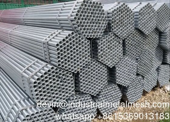 Pipa Persegi Bulat Baja Galvanis untuk Bahan Bangunan