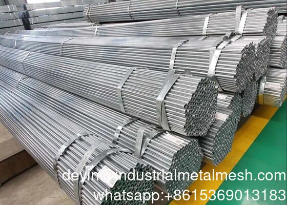 Bahan Dekorasi Konstruksi Baja Tahan Karat Berkualitas Tinggi Pipa Baja Galvanis dari Pabrik