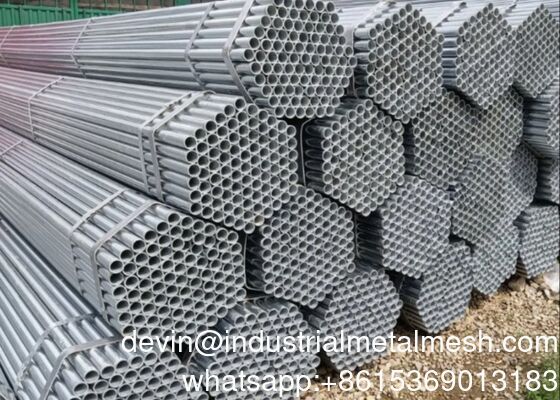 Tubes berlapis seng ketahanan tinggi Galvanized Steel Round Tube Square Tube