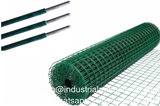 PVC-dilapisi Galvanized Welded Wire Mesh untuk perlindungan tumbuhan
