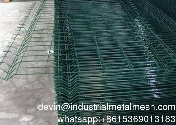 3D Curved Welded Wire Fence Security Mesh Fence Panel Produsen