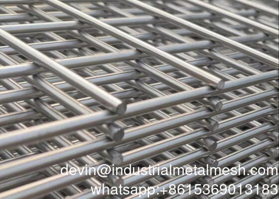 15 * 15 Cm Low Carbon Steel Konstruksi Penggunaan Welded Wire Mesh Panel untuk Pasar Kanada