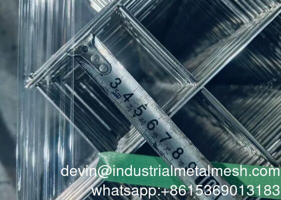 15 * 15 Cm Low Carbon Steel Konstruksi Penggunaan Welded Wire Mesh Panel untuk Pasar Kanada