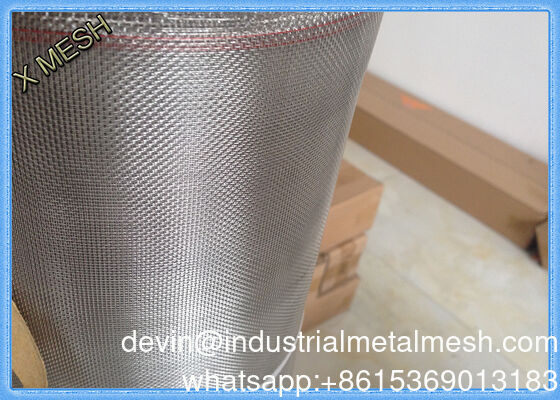 Hitam stainless steel keamanan jendela layar Mesh, stainless steel Insect Screen