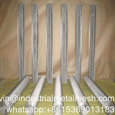 Jaring Kawat Anyaman Baja Tahan Karat Anyaman Twill Polos Besar Kustom 304 316