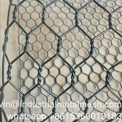 2.5mm Resistant UV Polyester Heksagonal Mesh untuk Kontrol Erosi dan Perlindungan Slope