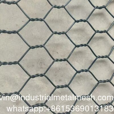 2.5mm Resistant UV Polyester Heksagonal Mesh untuk Kontrol Erosi dan Perlindungan Slope