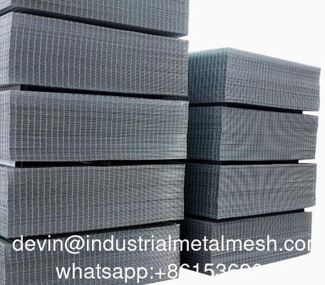10 X 10 Cm High Reinforcing Galvanized Welded Wire Mesh Sheet untuk Konstruksi