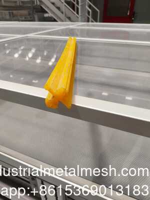 Permukaan karet WS 85 layar modular yang dibentuk untuk peralatan layar bergetar