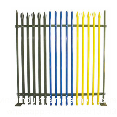 Steel Palisade Fence Struktur baja untuk stasiun basis mobile Menara telekomunikasi pagar