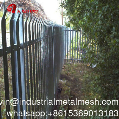 Panel Pagar Palisade Baja Galvanis Industri Desain Grosir untuk Taman Luar Ruangan