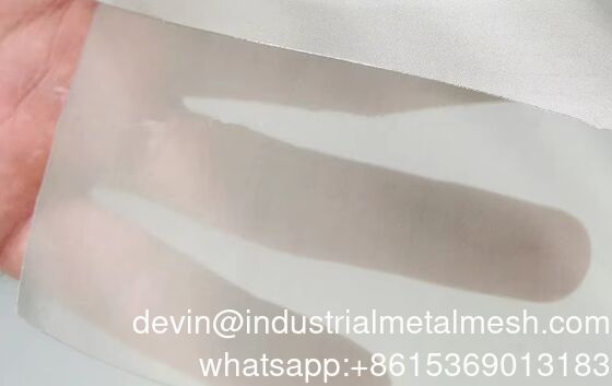 Kain Saringan Kawat Tenun Baja Tahan Karat Mekanis 0.04mm 265mesh 304/316