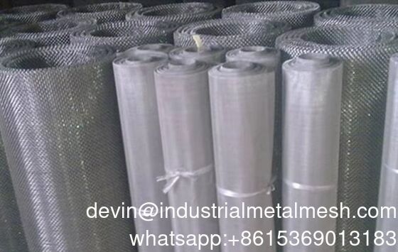 0.3mm 20mesh 304/316 Anyaman Kawat Baja Tahan Karat Mekanis Kain Saringan Filter