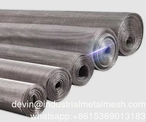0.3mm 20mesh 304/316 Anyaman Kawat Baja Tahan Karat Mekanis Kain Saringan Filter