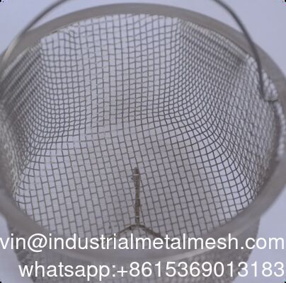Custom 304 316 316L Stainless Steel Wire Mesh Filter Basket Removable Tank Insert untuk Filtrasi Cairan