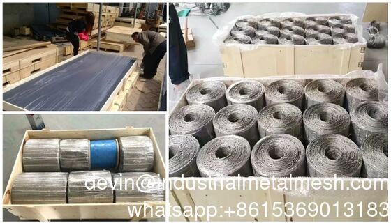 Mudah perakitan 304 316 316L stainless steel Metal Rope Mesh untuk penggunaan keselamatan Helipad